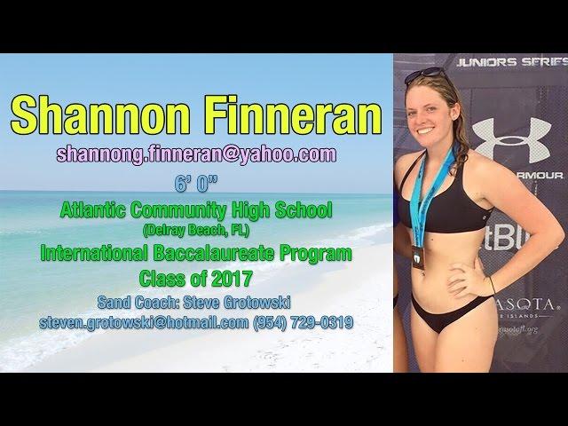 Shannon Finneran - 2016 Early Beach Volleyball Highlights