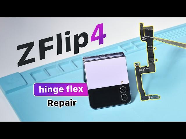 Samsung Z Flip 4 Turns Off When Folded--Hinge Flex Cable Replacement Tutorial