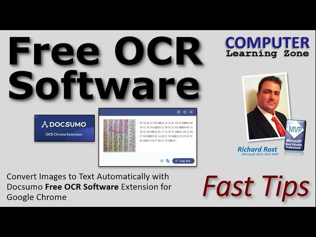 Convert Images to Text Automatically with Free OCR Software Extension for Google Chrome from Docsumo