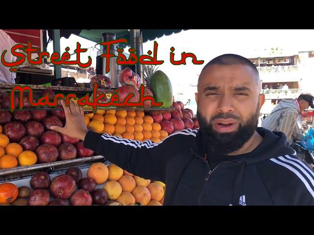 Moroccan street food in Jemaa El-Fnaa! : Moroccan Vlog part 1