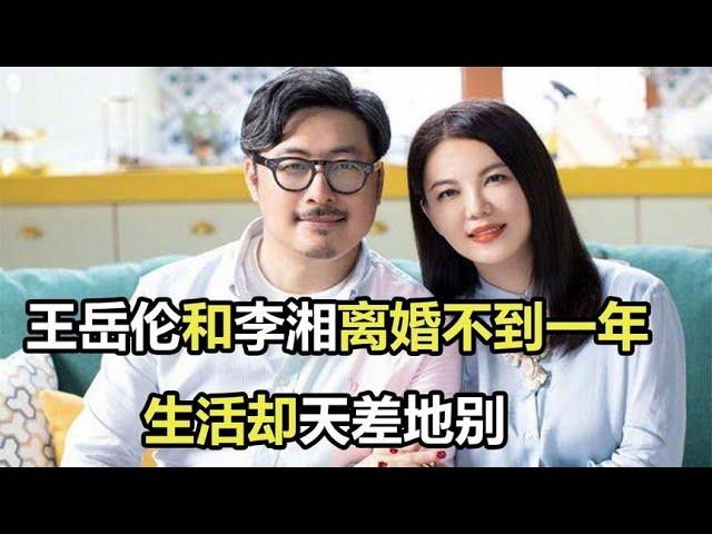 离婚仅仅3个多月，王岳伦和李湘的生活却天差地别，看完莫名心酸