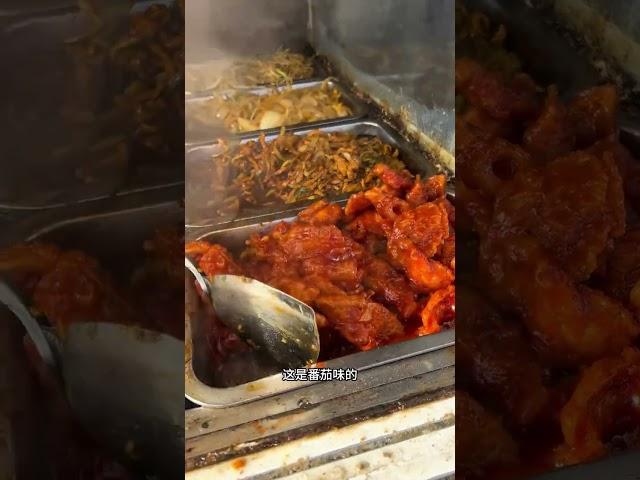 东北街边的快餐盒饭，7块钱的快乐 #路边摊美味