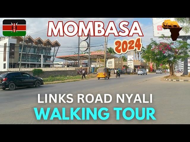 Vibrant Nyali  | 4K Walking Tour Along Links Road, Mombasa ‍️