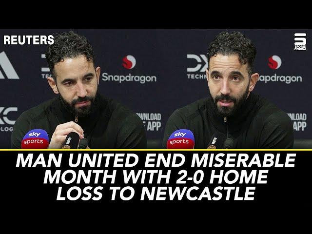 Man United End Miserable Month With 2-0 Home Loss to Newcastle | Reuters | Sports Central | AD1K