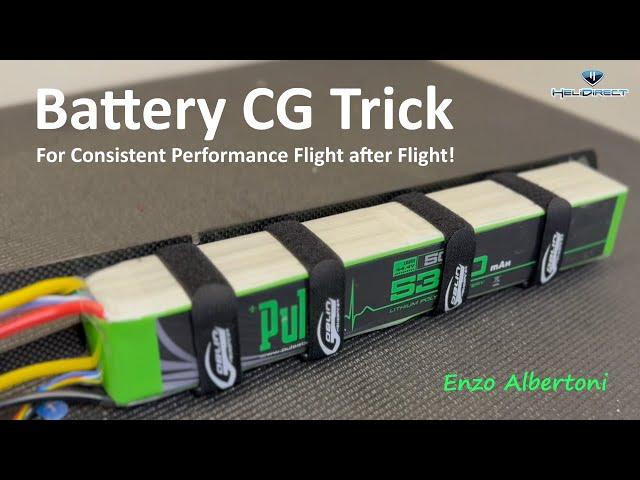 Pro Tip! Battery CG Trick For Consistent Performance Flight After Flight! by Enzo Albertoni