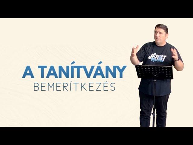 A tanítvány /bemerítkezés/ - Novák Zsolt