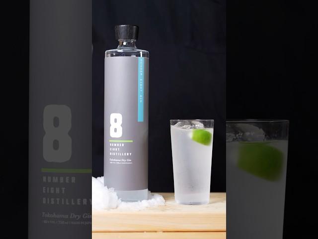 【環境音】横浜のクラフトジン、ナンバーエイト｜NUMBER EIGHT GIN #asmr #cocktail #drink #氷の音 #gintonic #ナンバーエイト #クラフトジン