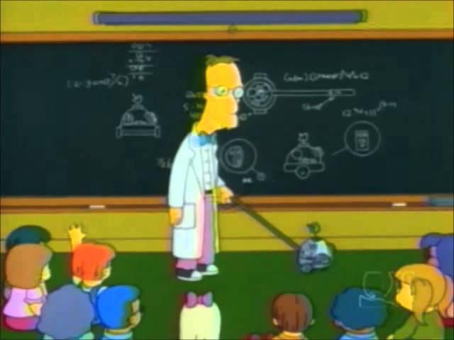 Professor Frink Teaching Kindergarten