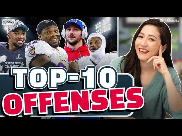 Picking the Top 10 Offenses for the 2025 Season! | The Mina Kimes Show featuring Lenny