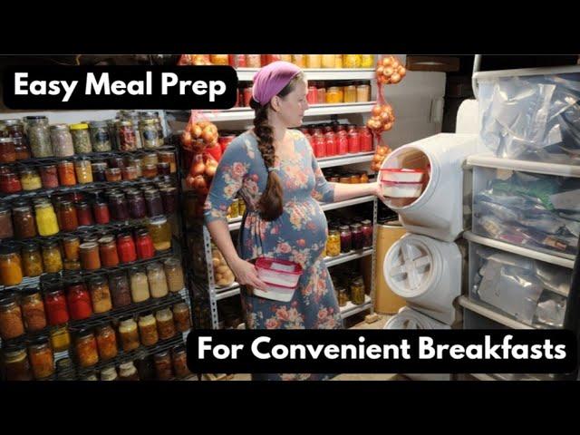 Meal Prepping for a Large Family ~ Baking Mixes ~ Canned Fruit Juice