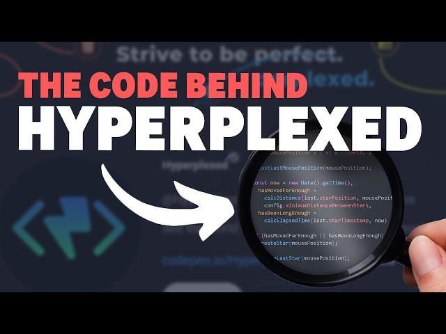 The real code behind a @Hyperplexed video