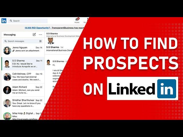 How to Use LinkedIn for Sales Prospecting