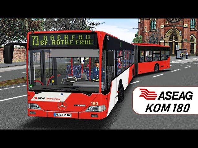 OMSI 2 [60 FPS] - ASEAG Aachen KOM 180 auf Linie 73 - Let's Play Omsi 2 [#674]