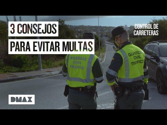 Si la multa quieres evitar, de estos consejos te debes fiar | Control de carreteras