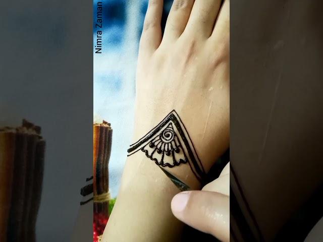 #shorts easy jewellery mehndi design for beginners by Nimra Zaman #shortvideos #shortsbeta