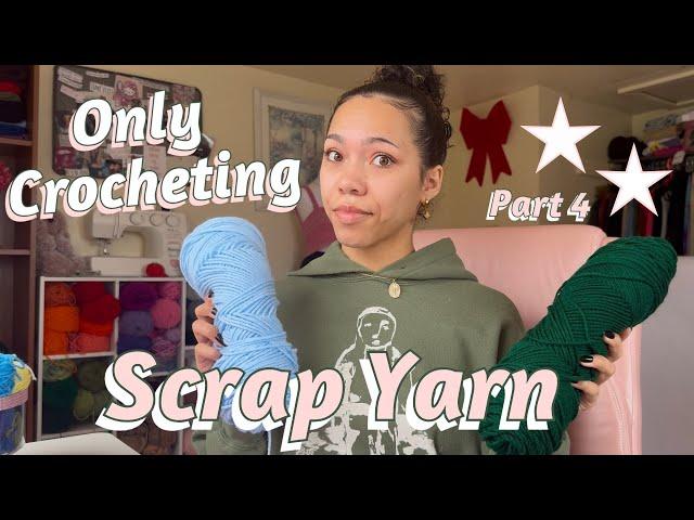 Crocheting All My Scrap Yarn IN ONE DAY! Part 4