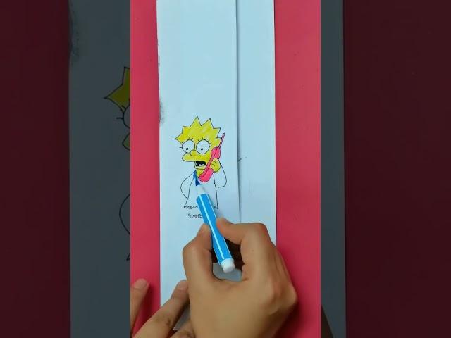 #simpsons in trouble️#shorts#art#viralshorts#@simple art 15#