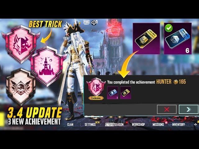 How To Complete 3 New Achievements  Blood Moons Descent & Demon Hunt & Ultimate Royal Legend | PUBGM