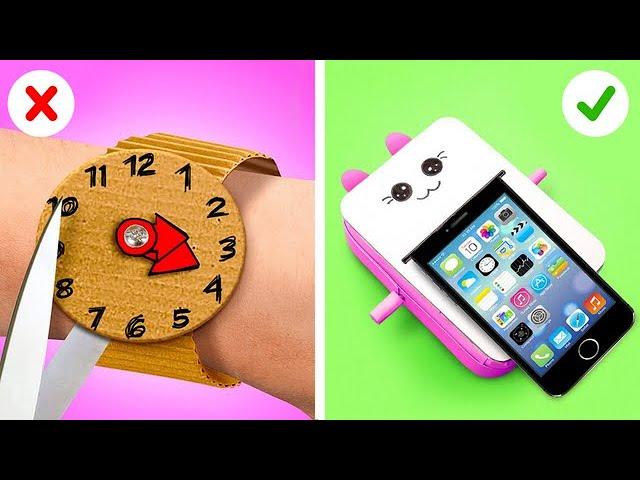 GENIUS PHONE HACKS! || Creative Crafting Hacks For Your Phone By 123GO!LIVE