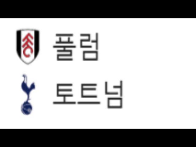 토트넘 풀럼 1분요약