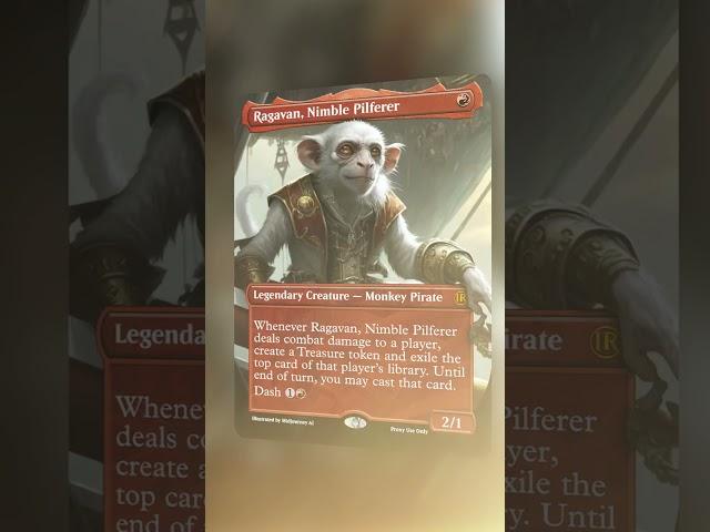 MTG AI Alter | Ragavan, Nimble Pilferer | The Goodest Lil' Monkey