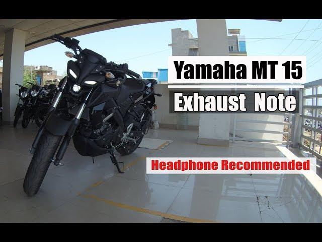 Yamaha MT 15 | Exhaust Note | Headphone recommended | Tamil | B4Choose