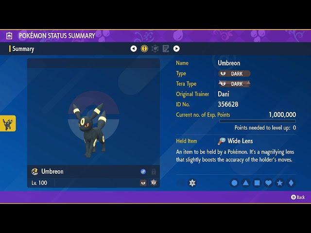 Umbreon (1HKO Support) - Duos - 7 Star Feraligatr Raid - Pokemon Scarlet/Violet