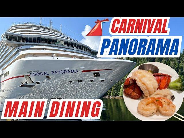 Savory Seas: The Best Dishes from Carnival Panorama's Main Dining, including all the menus.