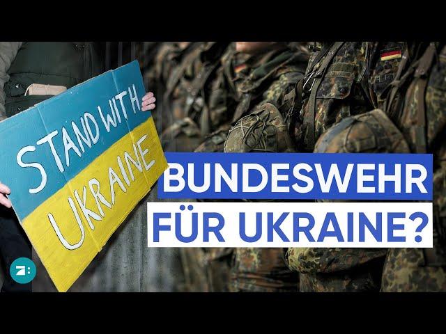 Debatte um Friedenstruppen: Deutsche Soldaten in die Ukraine?