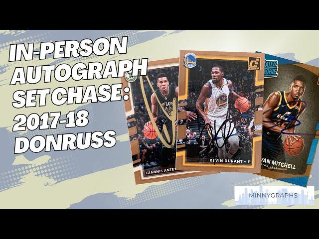 In-Person Autograph Set Chase: 2017-18 Donruss Basketball  Check Out My Signed Cards!