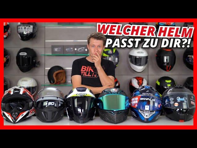 Kaufe keinen Motorradhelm, bevor du dieses Video gesehen hast! [Arten von Motorradhelmen #1]