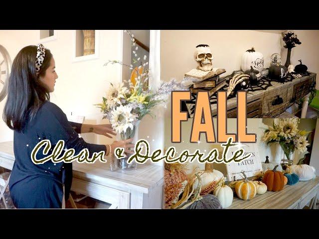 CLEAN & DECORATE WITH ME | FALL DECOR 2020 | XoJuliana