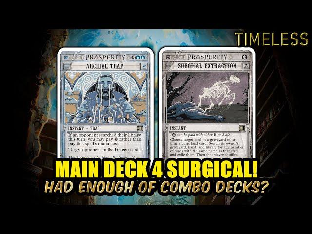 Had Enough Of Combo Decks? Just Main 4 Surgical! - Mill  | Timeless BO3 Ranked | MTG Arena