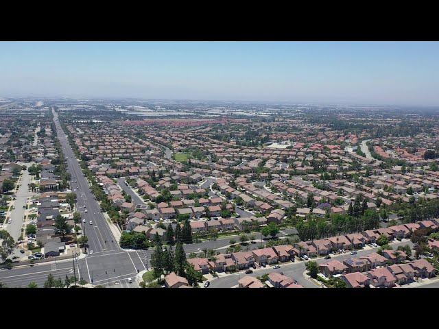 Village of Independence, Rancho Cucamonga, California drone footage with realtor Michael Mucino