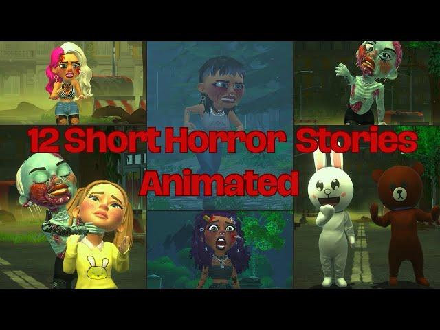 12 Short Horror Stories Animated (Compilation)