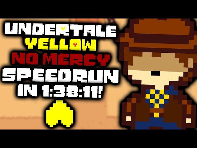 Undertale Yellow - No Mercy Glitchless SPEEDRUN in 1:38:11!