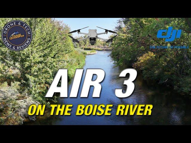 DJI Air 3 in Eagle Idaho on the Boise River - Are the Fall Colors Showing Yet?