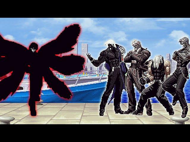 [KOF Mugen] Demon Ghost Vs Ultimate Bosses Rugal Team