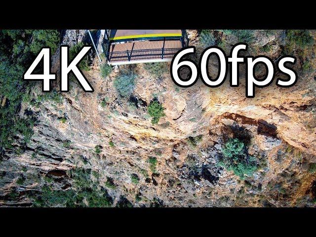 Giant Canyon Swing back seat on-ride 4K POV @60fps Glenwood Caverns Adventure Park