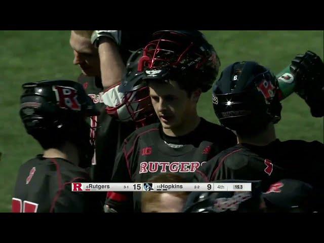 Rutgers vs Johns Hopkins Highlight | Men Lacrosse Mar 20,2021
