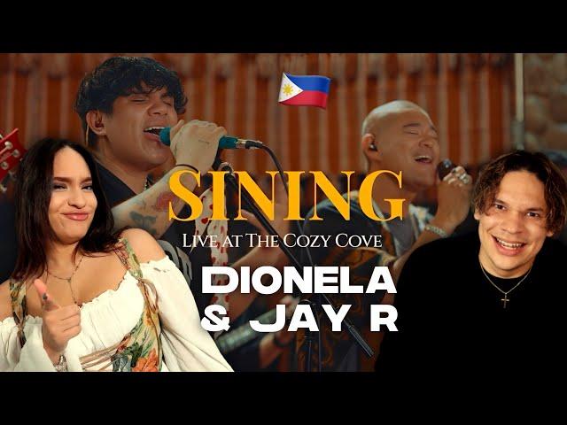 TOP NOTCH FILIPINO MUSIC! Waleska & Efra react to Sining (Live at The Cozy Cove) - Dionela ft. Jay R