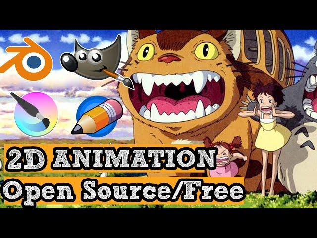 Open source 2D animation software