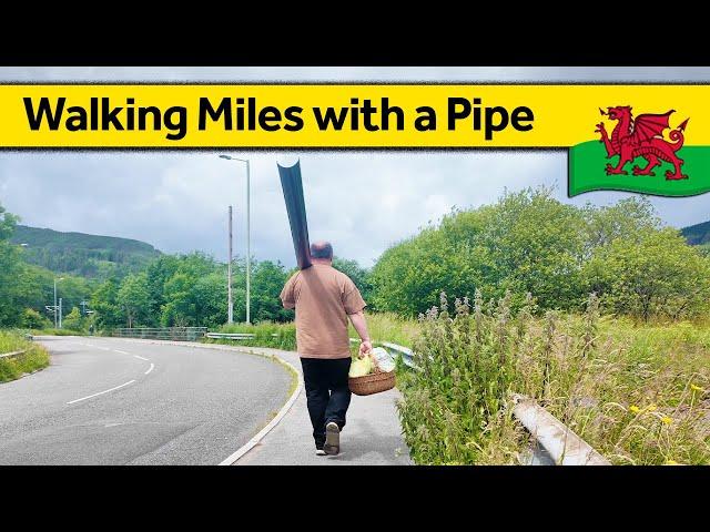 87. Walking 4 Miles with a Pipe - Living Alone in Wales (June 2024)