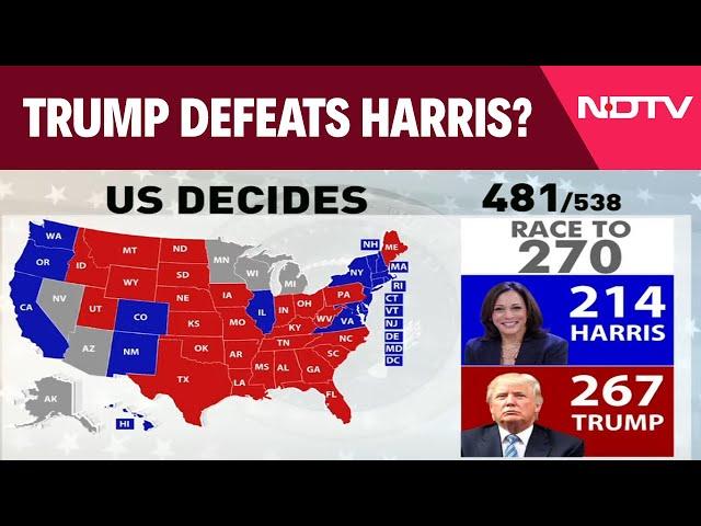 US Presidential Election 2024 LIVE | Donald Trump Vs Kamala Harris | US Presidential Elections 2024