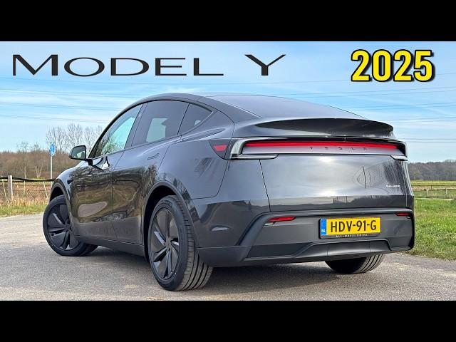 NEW! 2025 Tesla Model Y AWD Long Range // REVIEW on AUTOBAHN