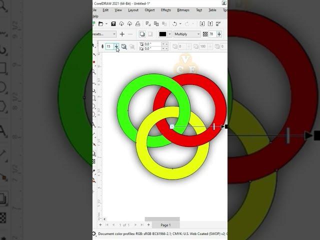 Logo design trends 2022 | Best Logo design tutorial in  #coreldraw #vce #shorts