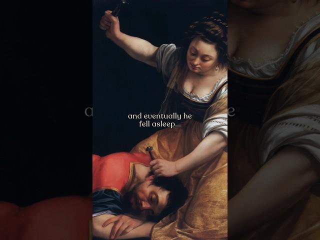 She Took The Glory Without a War Cry #history #art #painting #bible