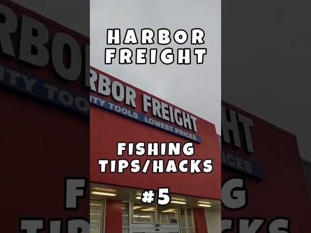 Harbor Freight Fishing Tips and Hacks 5 #fishing #harborfrieght #tipsandtricks #tips #tricks #hack