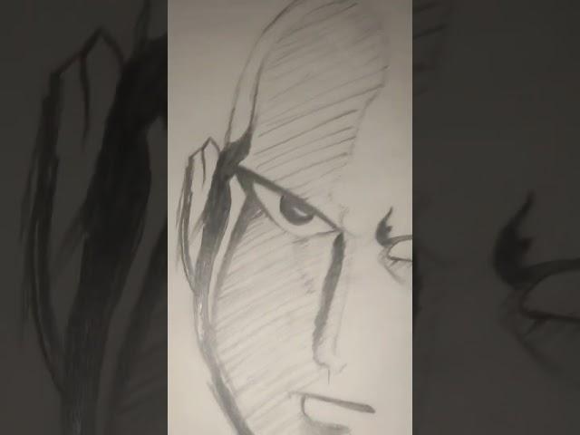 Saitama{one punch man }art by Saumya  #art #sketch #anime#saitama