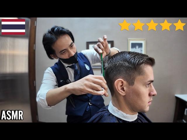 Luxury Haircut & Massage at Thailand's Most Expensive Barbershop [ASMR]